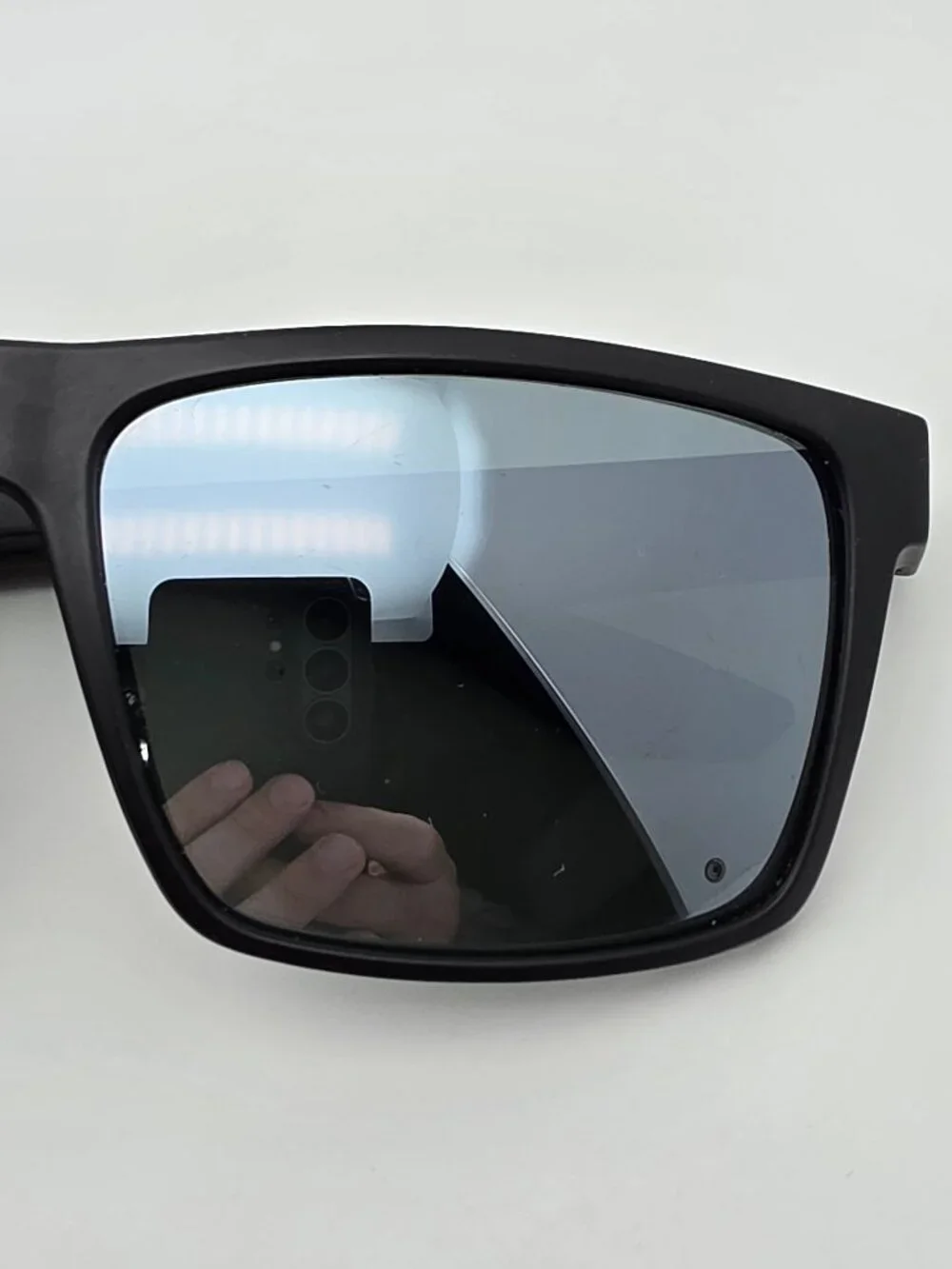 Hobie Eclipse R4L Matte Black Frame Polarized Silver Mirror Lens Sunglasses 58mm